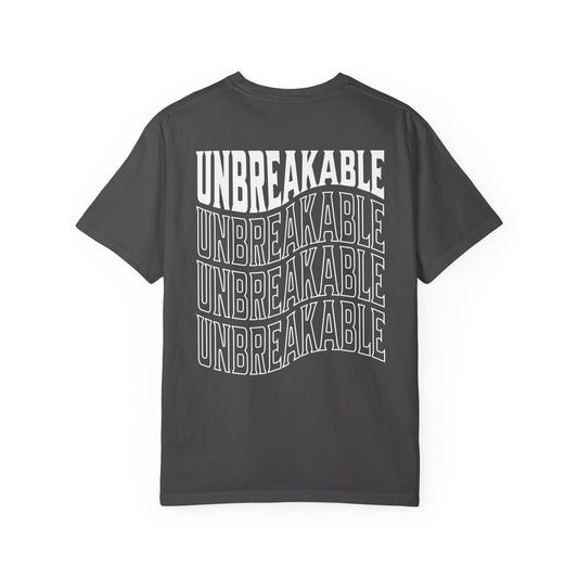 Unbreakable Stacked Typography Relaxed Graphic Tee