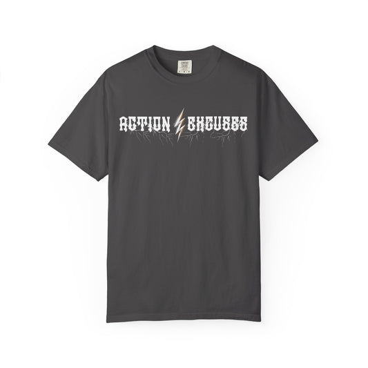 Action Over Excuses Lightning Relaxed Graphic Tee
