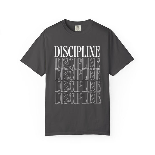 Discipline Typography Relaxed Graphic Tee