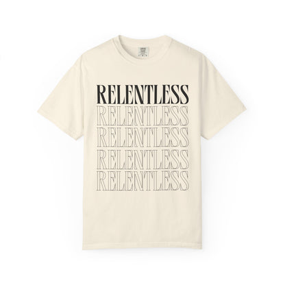 Relentless Typography Relaxed Graphic Tee