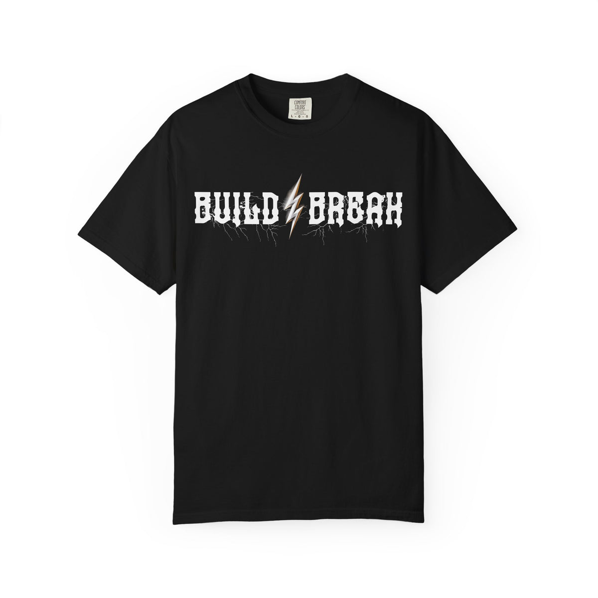 Build or Break Lightning Relaxed Graphic Tee