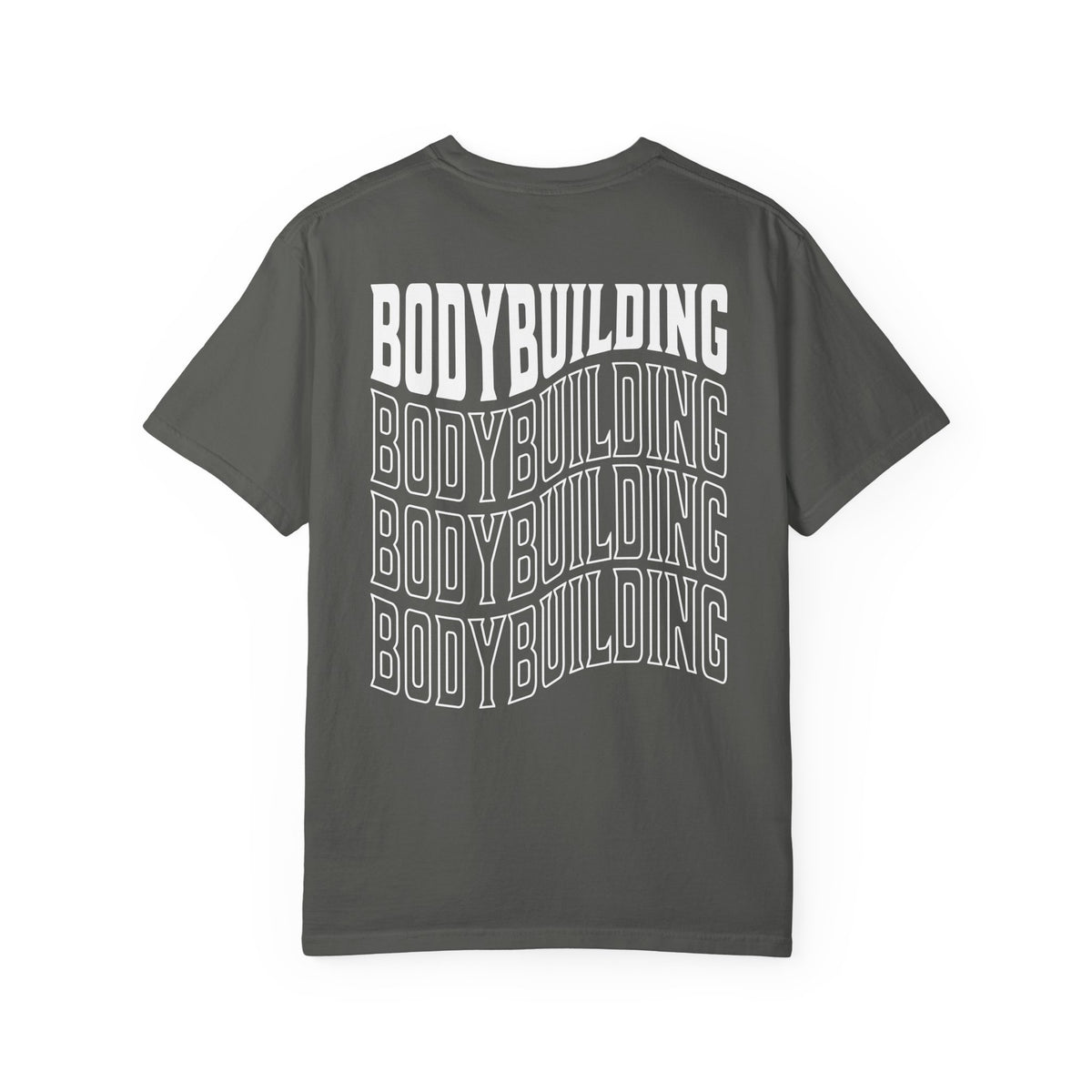Bodybuilding Stacked Typography Relaxed Graphic Tee