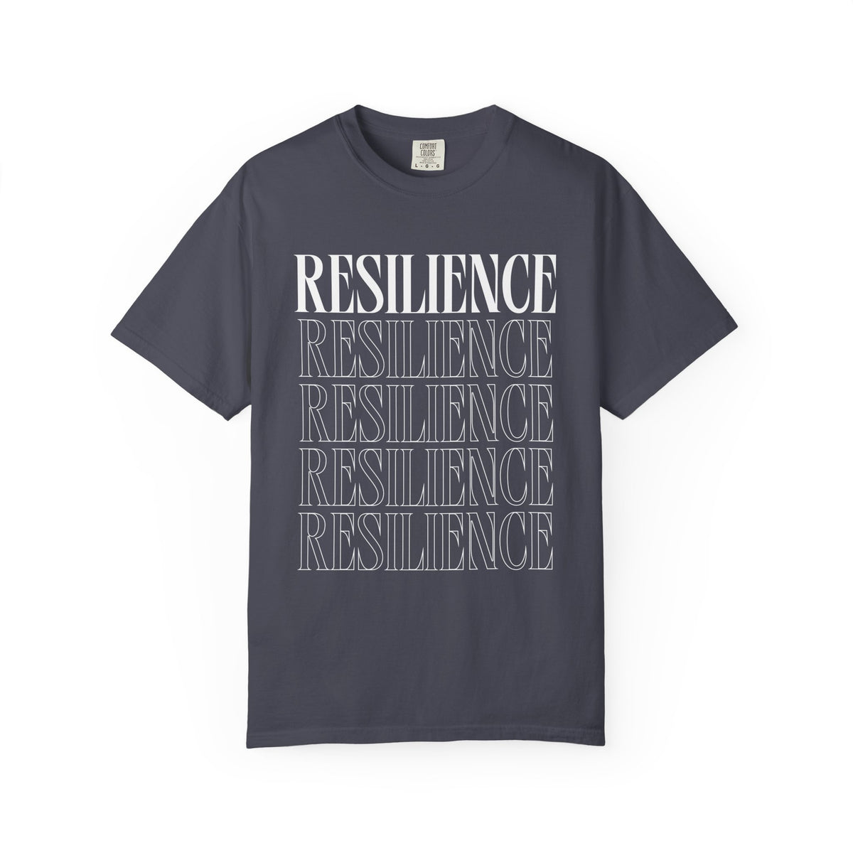 Resilience Typography Relaxed Graphic Tee