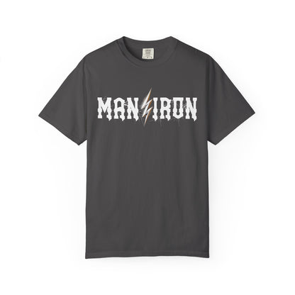Man vs Iron Lightning Relaxed Graphic Tee