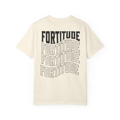 Fortitude Stacked Typography Relaxed Graphic Tee