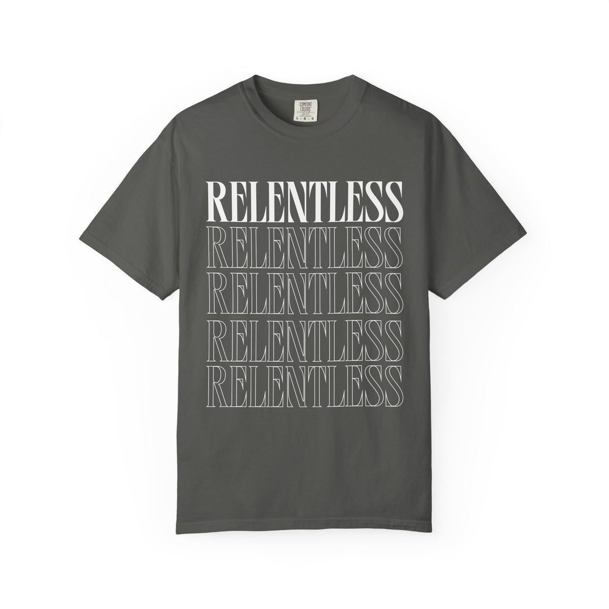 Relentless Typography Relaxed Graphic Tee