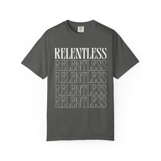 Relentless Typography Relaxed Graphic Tee