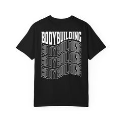 Bodybuilding Stacked Typography Relaxed Graphic Tee