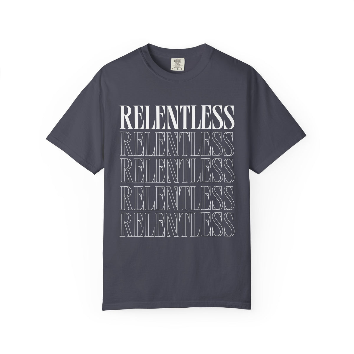 Relentless Typography Relaxed Graphic Tee