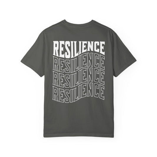Resilience Stacked Typography Relaxed Graphic Tee