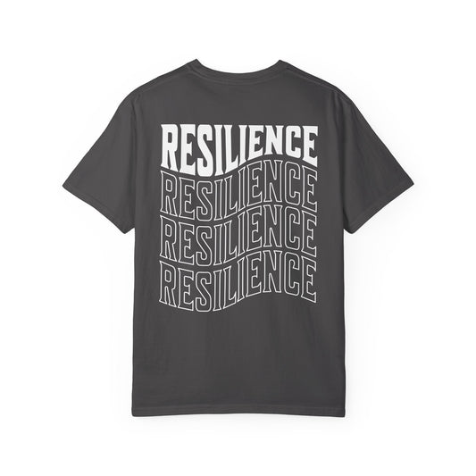 Resilience Stacked Typography Relaxed Graphic Tee