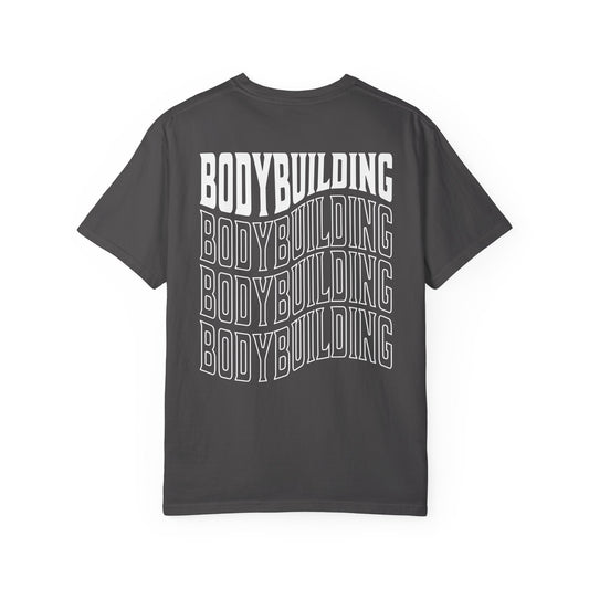 Bodybuilding Stacked Typography Relaxed Graphic Tee