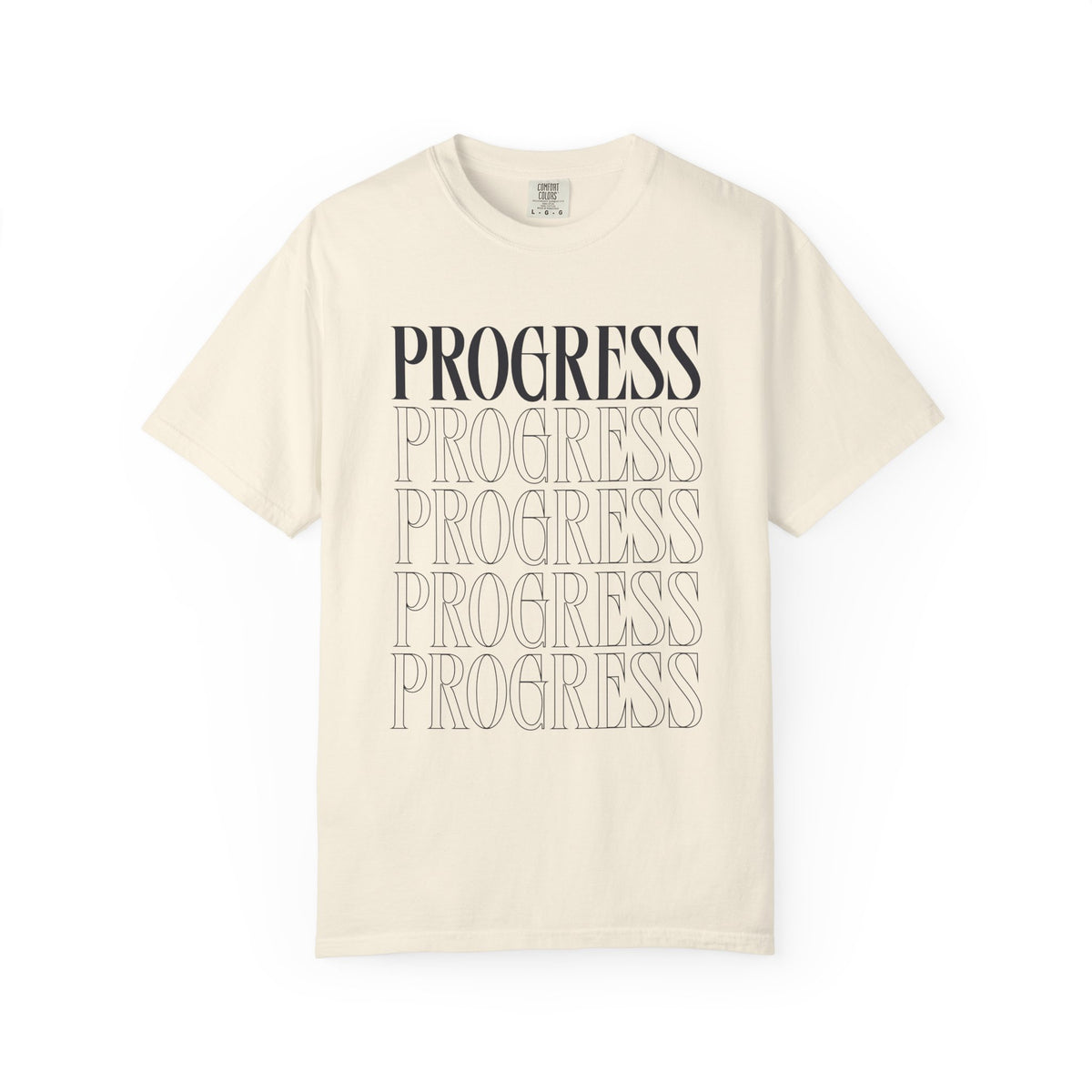 Progress Typography Relaxed Graphic Tee