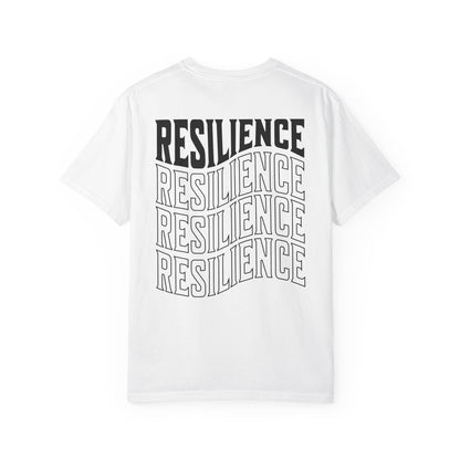 Resilience Stacked Typography Relaxed Graphic Tee