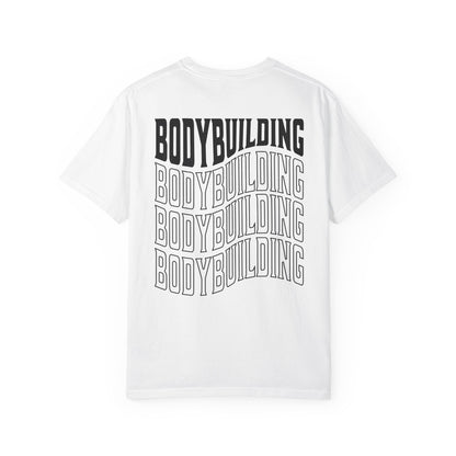 Bodybuilding Stacked Typography Relaxed Graphic Tee