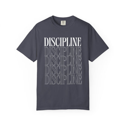 Discipline Typography Relaxed Graphic Tee