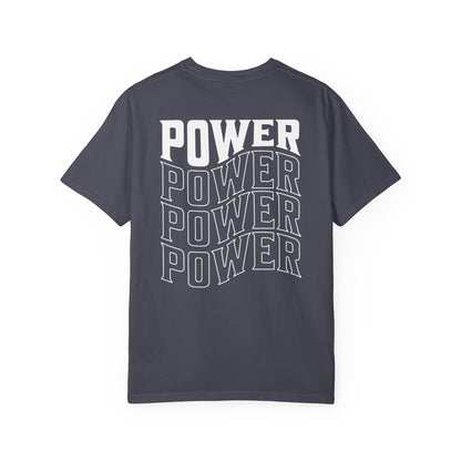 Power Stacked Typography Relaxed Graphic Tee