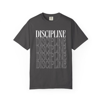 Discipline Typography Relaxed Graphic Tee
