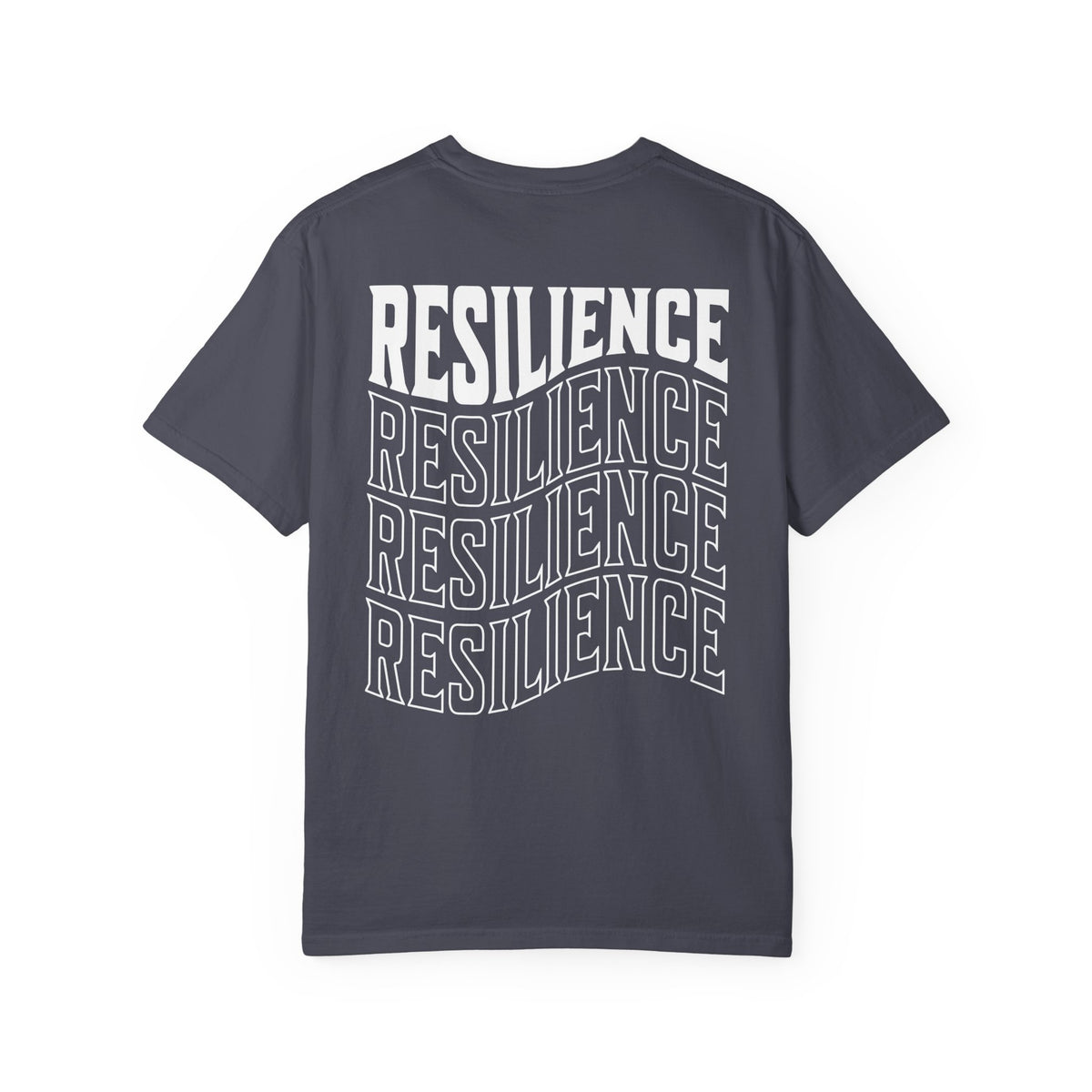 Resilience Stacked Typography Relaxed Graphic Tee