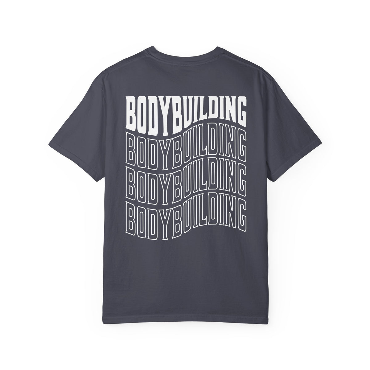 Bodybuilding Stacked Typography Relaxed Graphic Tee