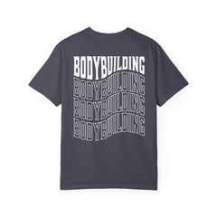 Bodybuilding Stacked Typography Relaxed Graphic Tee