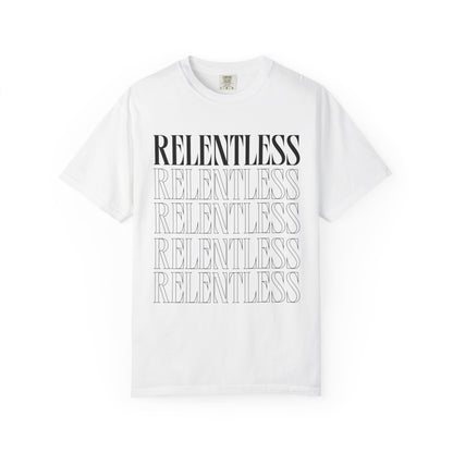 Relentless Typography Relaxed Graphic Tee