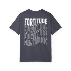 Fortitude Stacked Typography Relaxed Graphic Tee