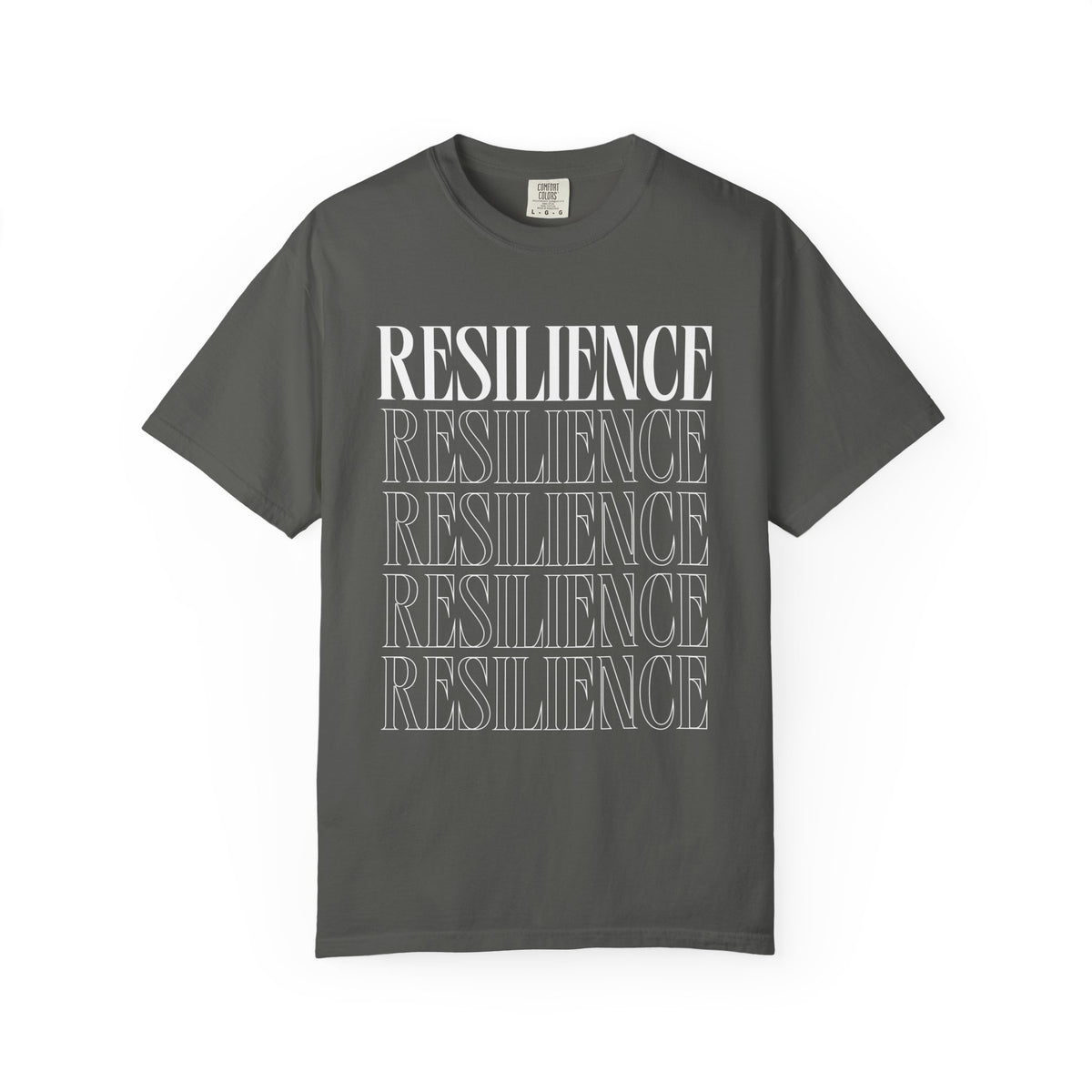 Resilience Typography Relaxed Graphic Tee