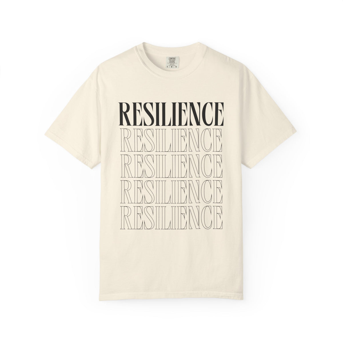 Resilience Typography Relaxed Graphic Tee