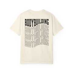 Bodybuilding Stacked Typography Relaxed Graphic Tee