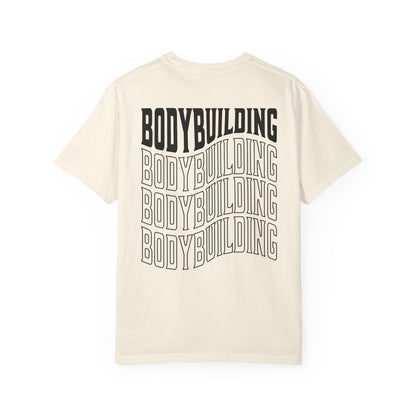 Bodybuilding Stacked Typography Relaxed Graphic Tee