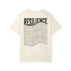 Resilience Stacked Typography Relaxed Graphic Tee