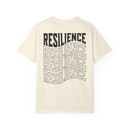 Resilience Stacked Typography Relaxed Graphic Tee