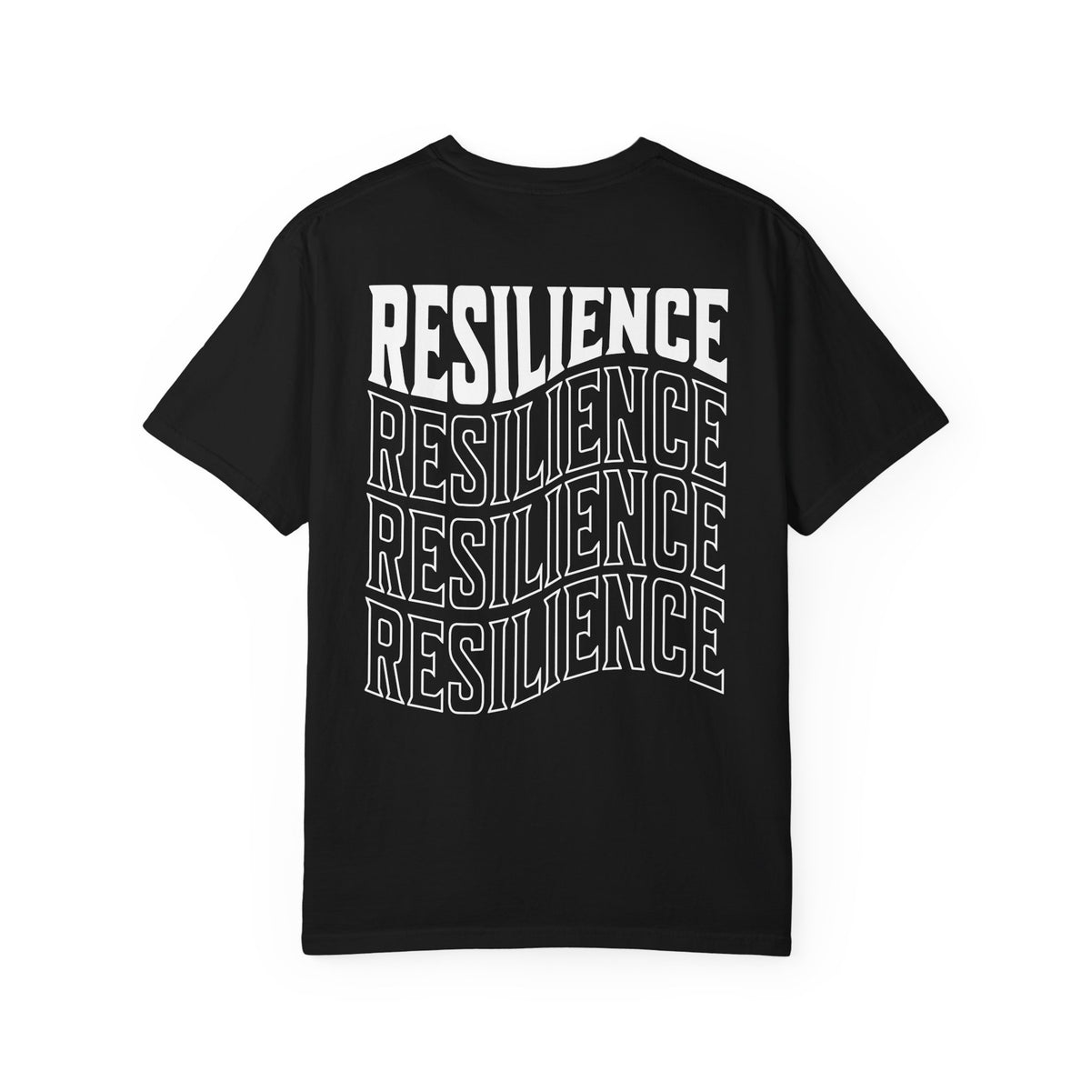 Resilience Stacked Typography Relaxed Graphic Tee