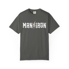 Man vs Iron Lightning Relaxed Graphic Tee