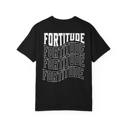 Fortitude Stacked Typography Relaxed Graphic Tee
